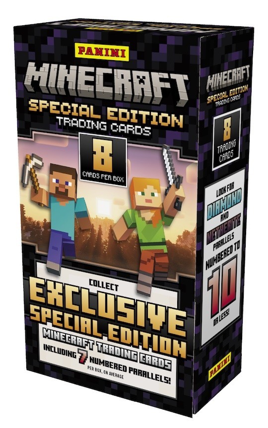 2025 Panini Minecraft Special Edition Trading Cards Factory Sealed Hobby Box 2025 Panini Minecraft Special Edition Trading Cards Factory Sealed Hobby Box