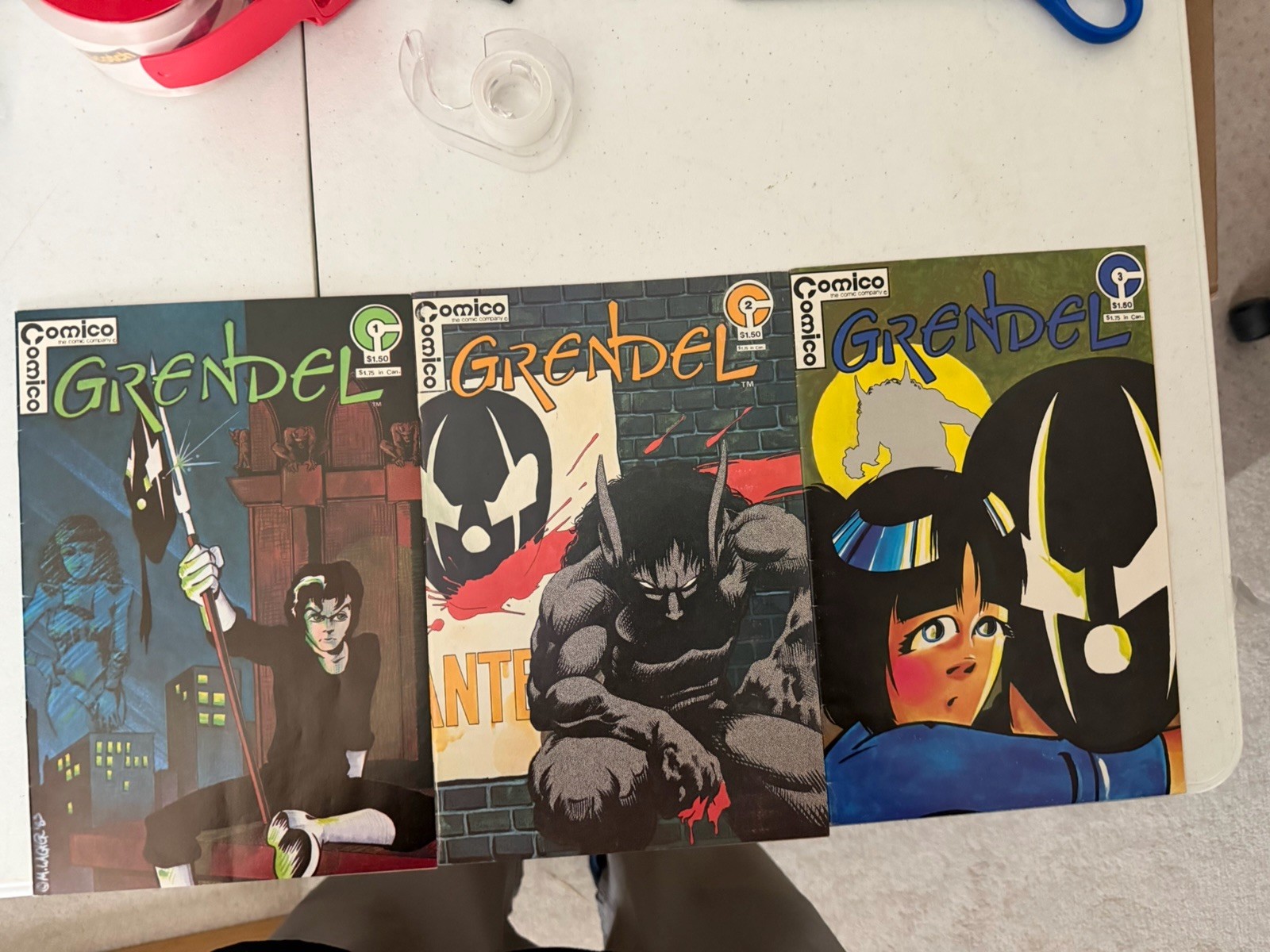 Grendel #1-3 (Comico Comics) 1983 -lot set 1 2 3 Grendel #1-3 (Comico Comics) 1983 -lot set 1 2 3