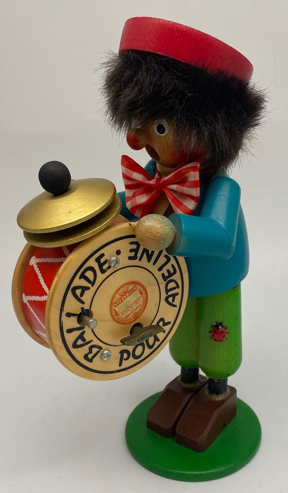 Vintage Steinbach Germany Musical Figure Reuge Repair Project AS IS Vintage Steinbach Germany Musical Figure Reuge Repair Project AS IS
