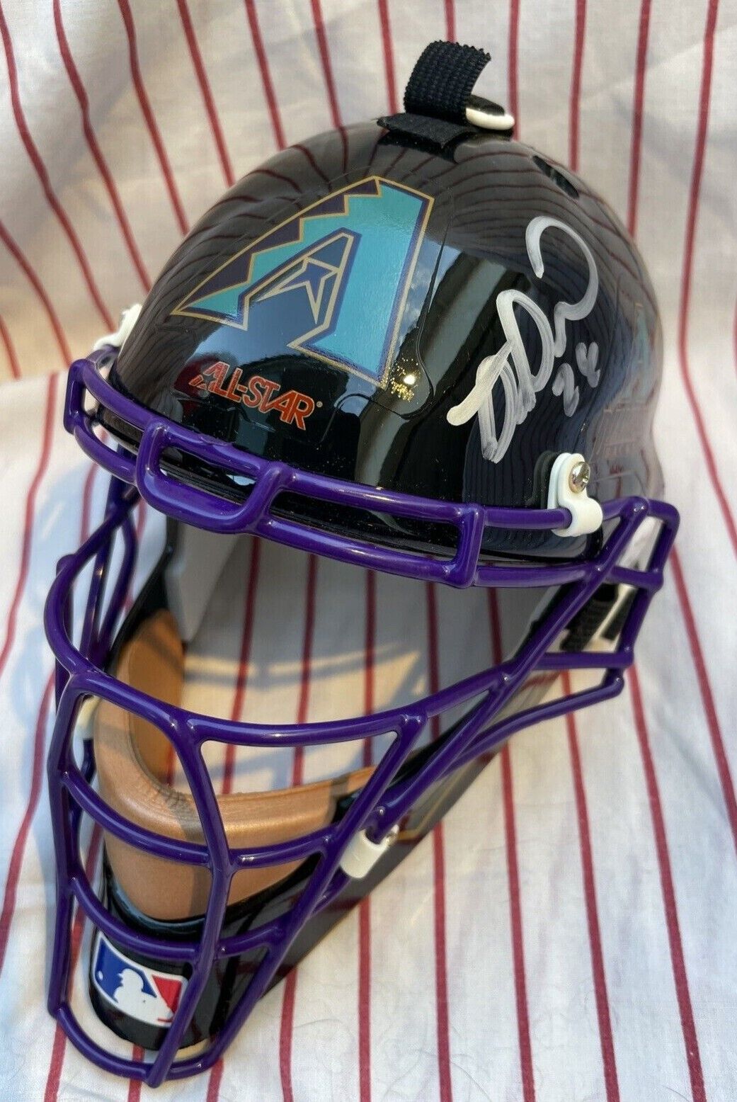 Miguel Montero Signed/Auto Arizona Diamondbacks Mini Catchers Mask JSA COA
