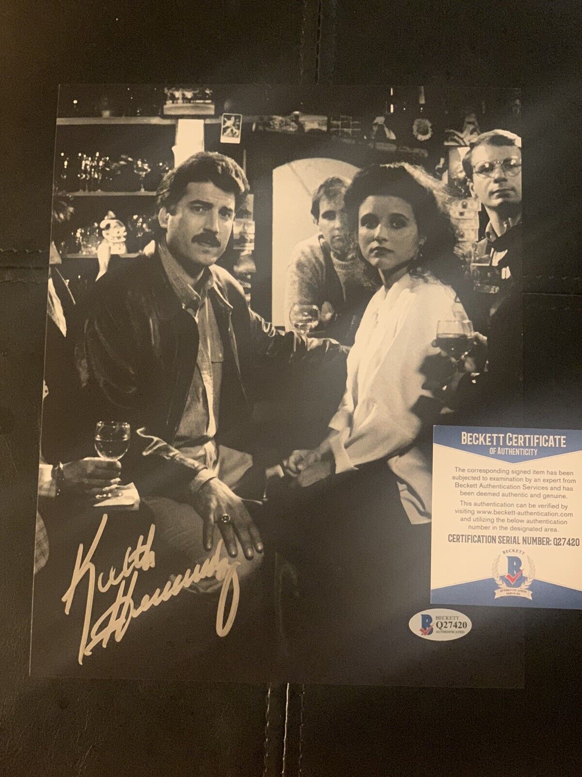 Keith Hernandez signed autographed 8x10 Seinfeld photo Beckett COA D3