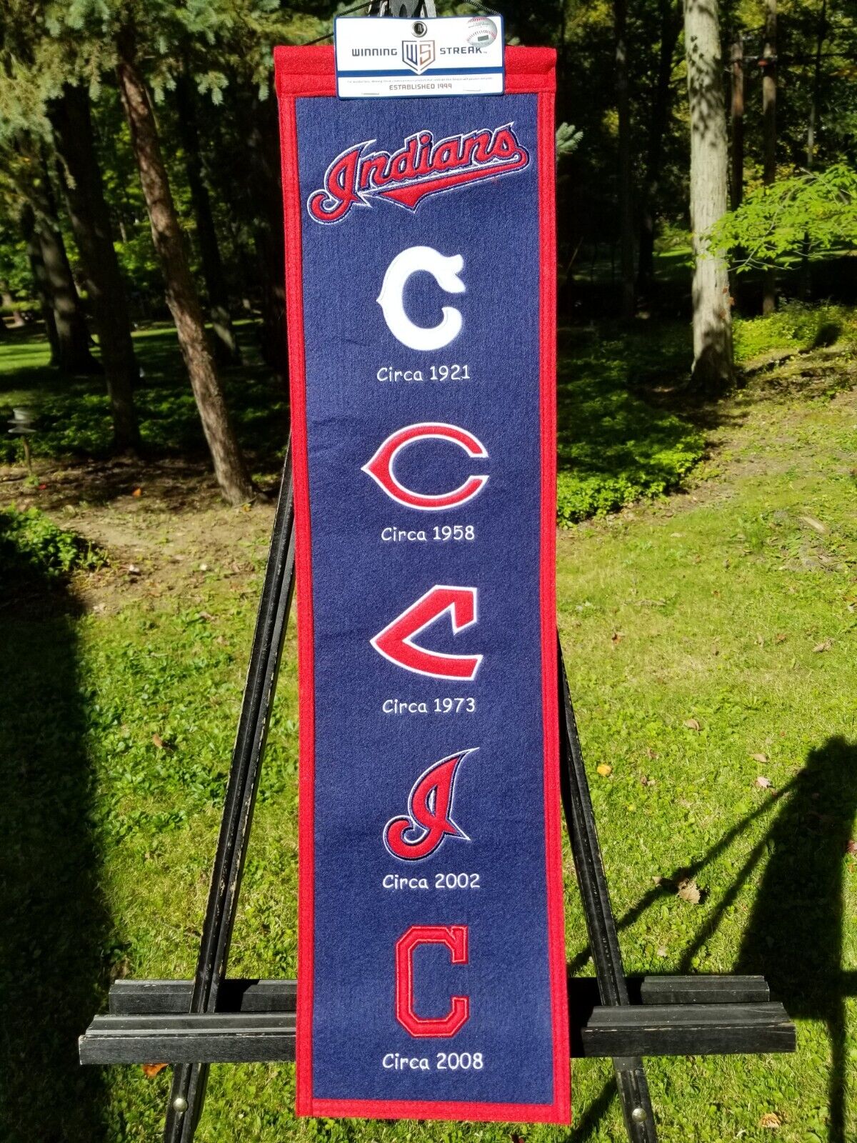Cleveland Indians Heritage Wool Banner / Pennant 