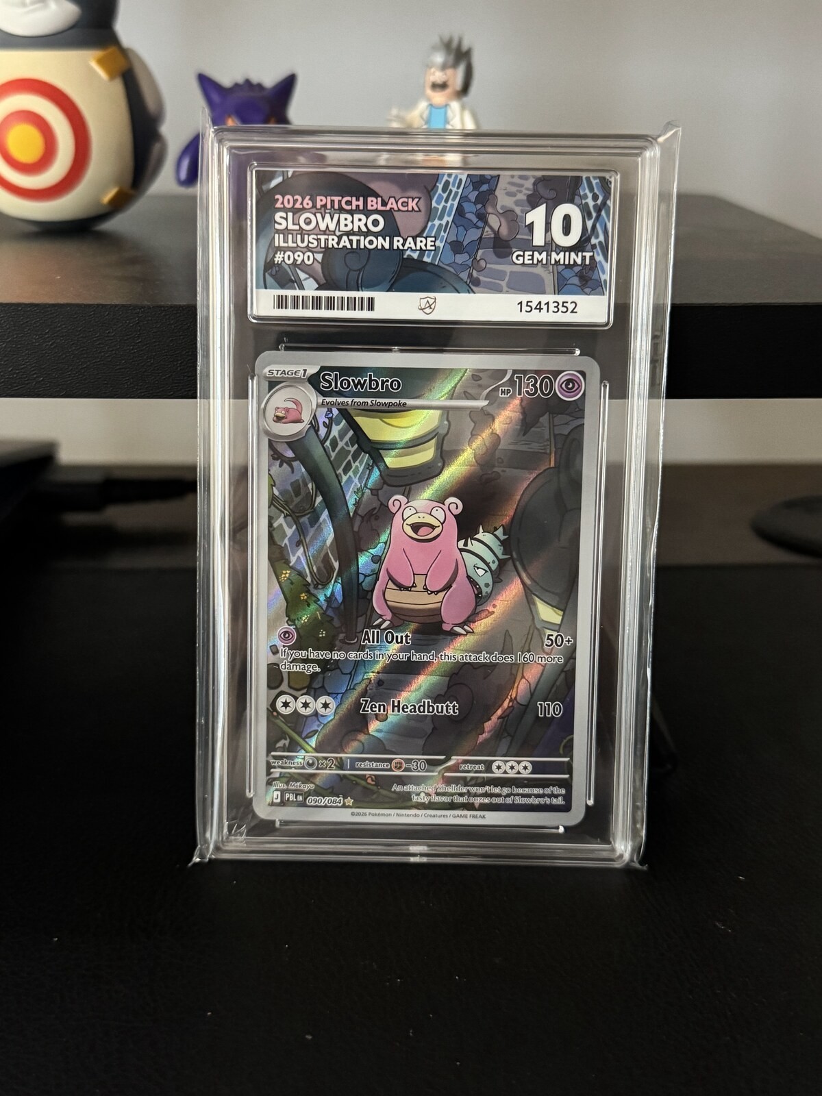 Pokemon Slowbro 090/084 Pitch Black Illustration Rare ACE 10 Perfect Subs Pokemon Slowbro 090/084 Pitch Black Illustration Rare ACE 10 Perfect Subs