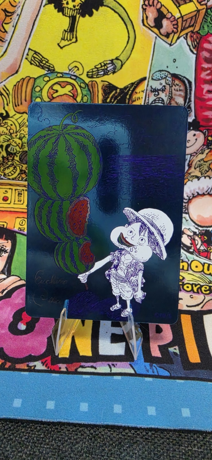 One Piece Metakira Watermelon Luffy Promo - Oda Signature