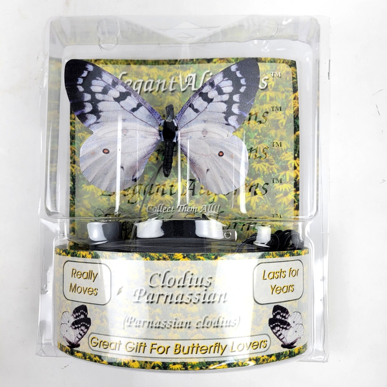 Elegant Aliforms Clodius Parnassian Life Like Motion Moving Butterfly New Elegant Aliforms Clodius Parnassian Life Like Motion Moving Butterfly New