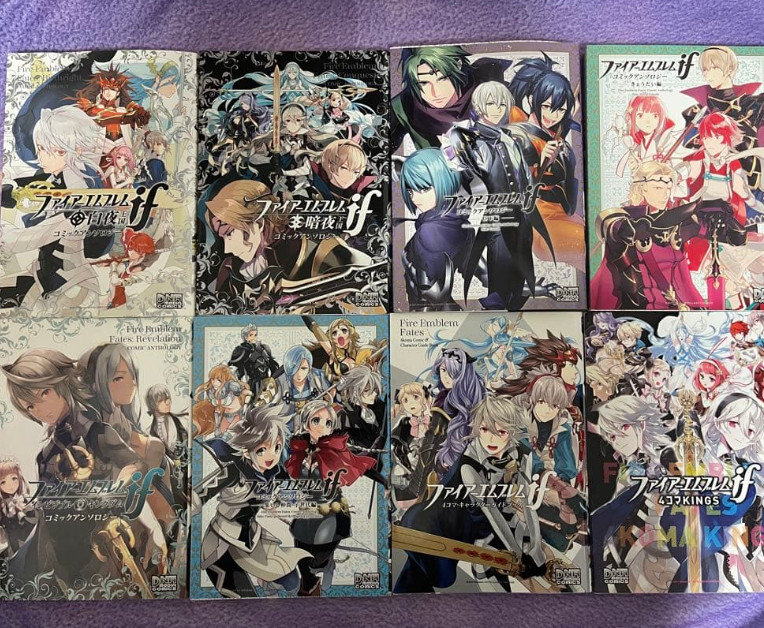 Fire Emblem Fates if Comic Anthology Japanese Ver Comics 8 set LOT Manga Book Fire Emblem Fates if Comic Anthology Japanese Ver Comics 8 set LOT Manga Book