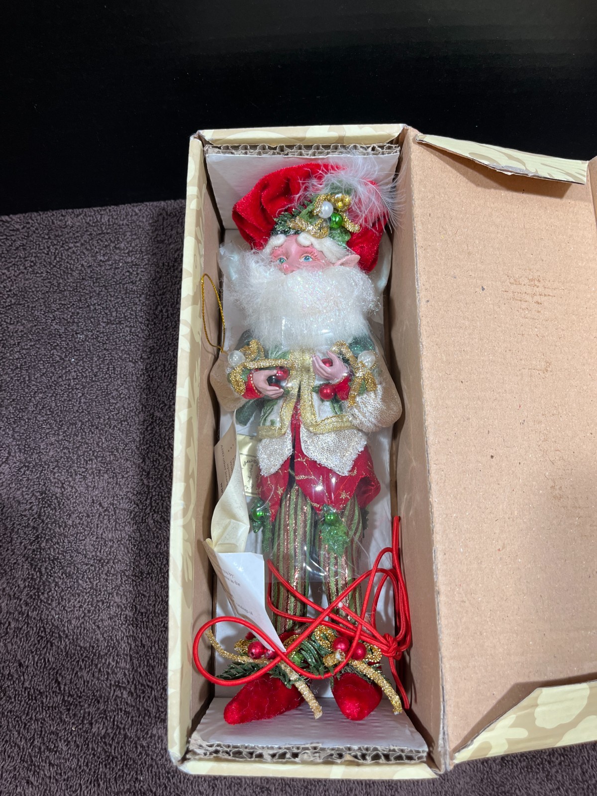 NOS Rare Mark Roberts Christmas Berry Fairy 51-36650 Original Box W/COA Tag NOS Rare Mark Roberts Christmas Berry Fairy 51-36650 Original Box W/COA Tag