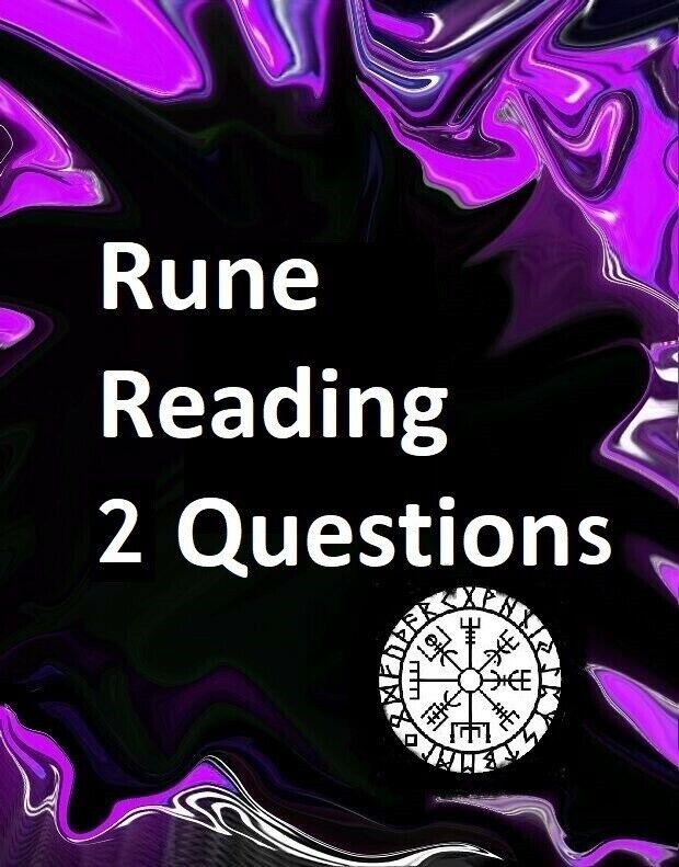 Personalized 2 Question Rune Reading - Ancient Wisdom - Authentic Pagan Seer