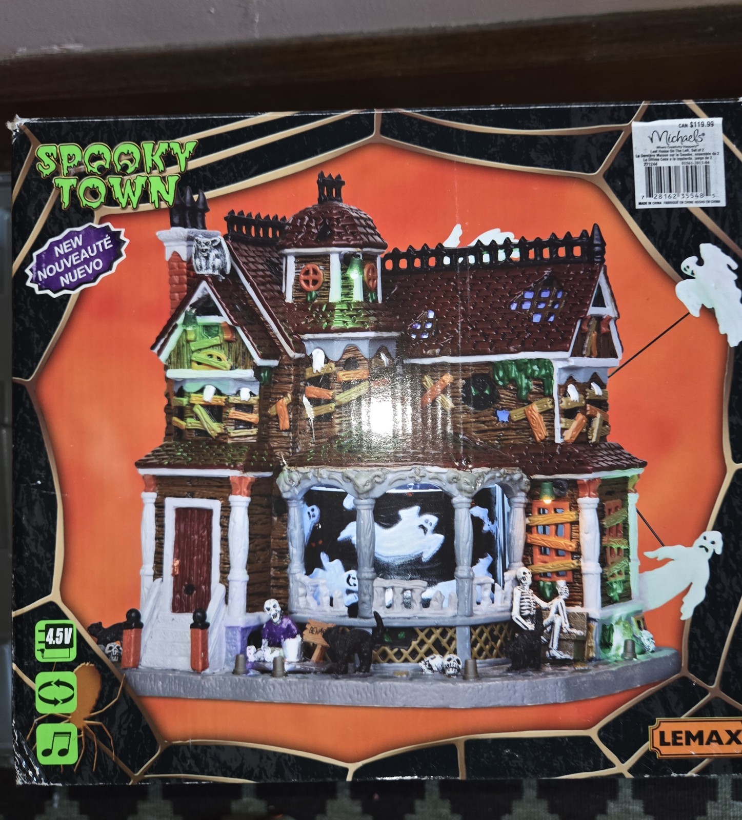 Lemax Spooky Town Last House on the Left Animated 2013 Halloween 35548 Lemax Spooky Town Last House on the Left Animated 2013 Halloween 35548