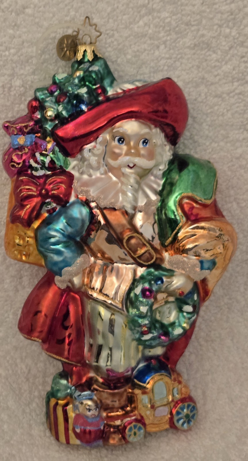 CHRISTOPHER RADKO CHRISTMAS KNIGHT SANTA THROUGH THE CENTURIES ORNAMENT - NWOT CHRISTOPHER RADKO CHRISTMAS KNIGHT SANTA THROUGH THE CENTURIES ORNAMENT - NWOT
