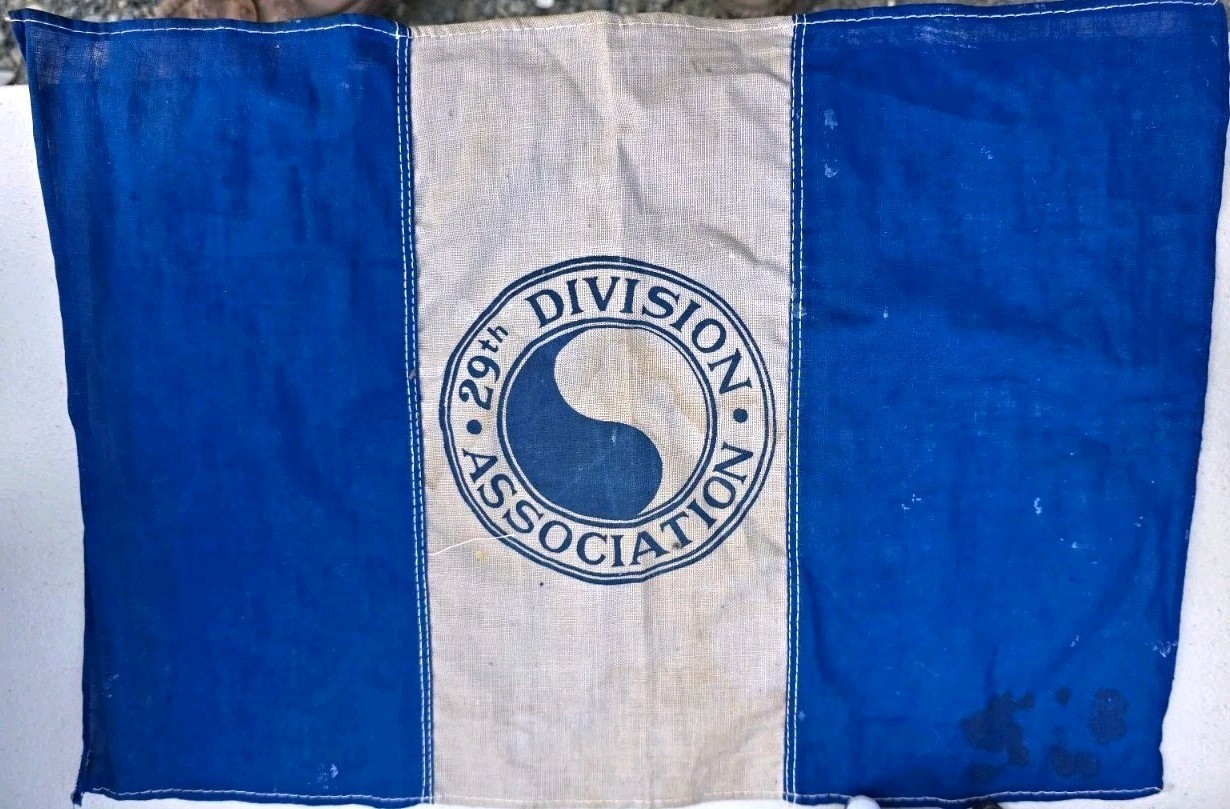 rare ww2 29th division association flag rare ww2 29th division association flag