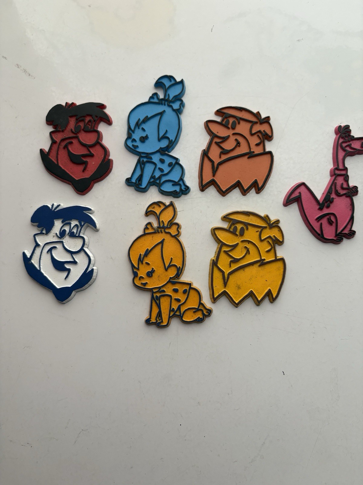 Vintage -Hanna Barbera Rubber Refrigerator Magnets 1980’s Flintstones Vintage -Hanna Barbera Rubber Refrigerator Magnets 1980’s Flintstones