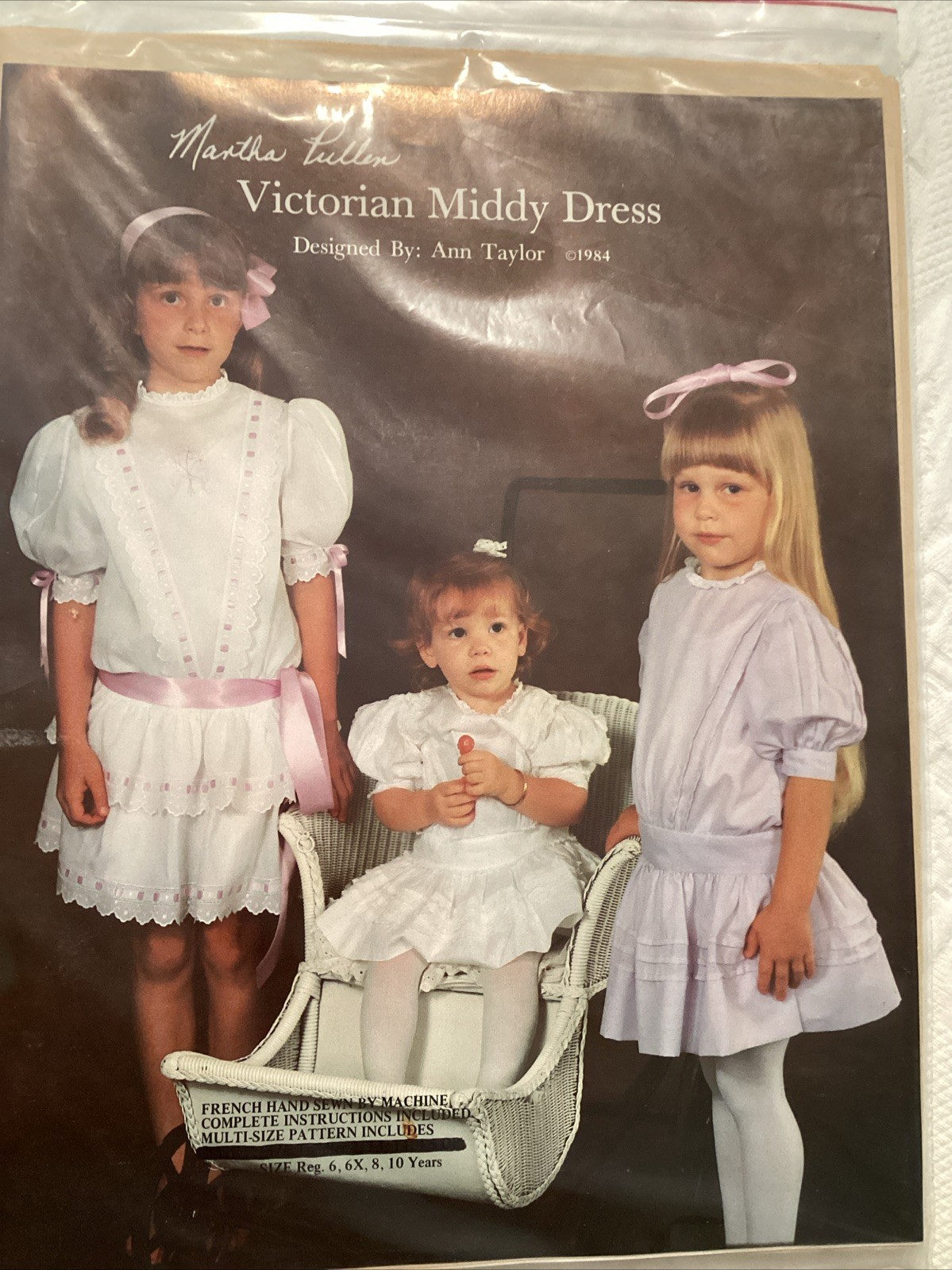 Victorian Style Childrens Dress Sewing Pattern Size 6-10 Years Vintage 80s Uncut Victorian Style Childrens Dress Sewing Pattern Size 6-10 Years Vintage 80s Uncut