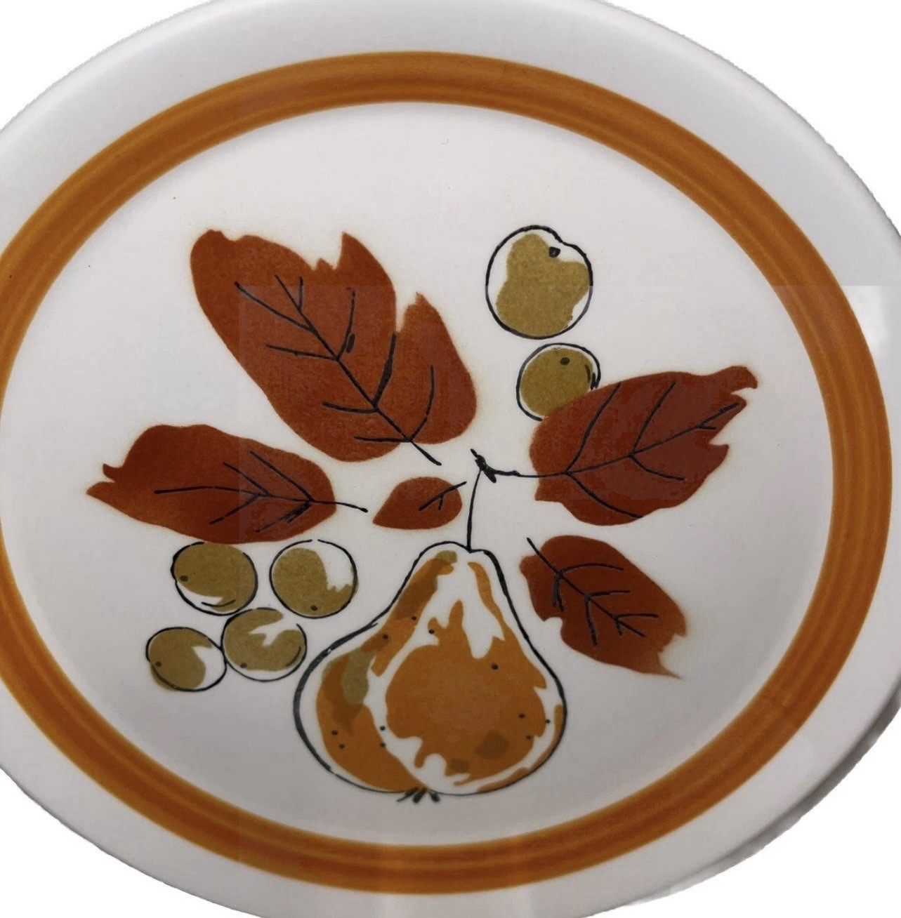 Cute Vintage Ben Seibel Mikasa Duplex High Summer 1970’s 7” Salad Bread Plate #4 Cute Vintage Ben Seibel Mikasa Duplex High Summer 1970’s 7” Salad Bread Plate #4