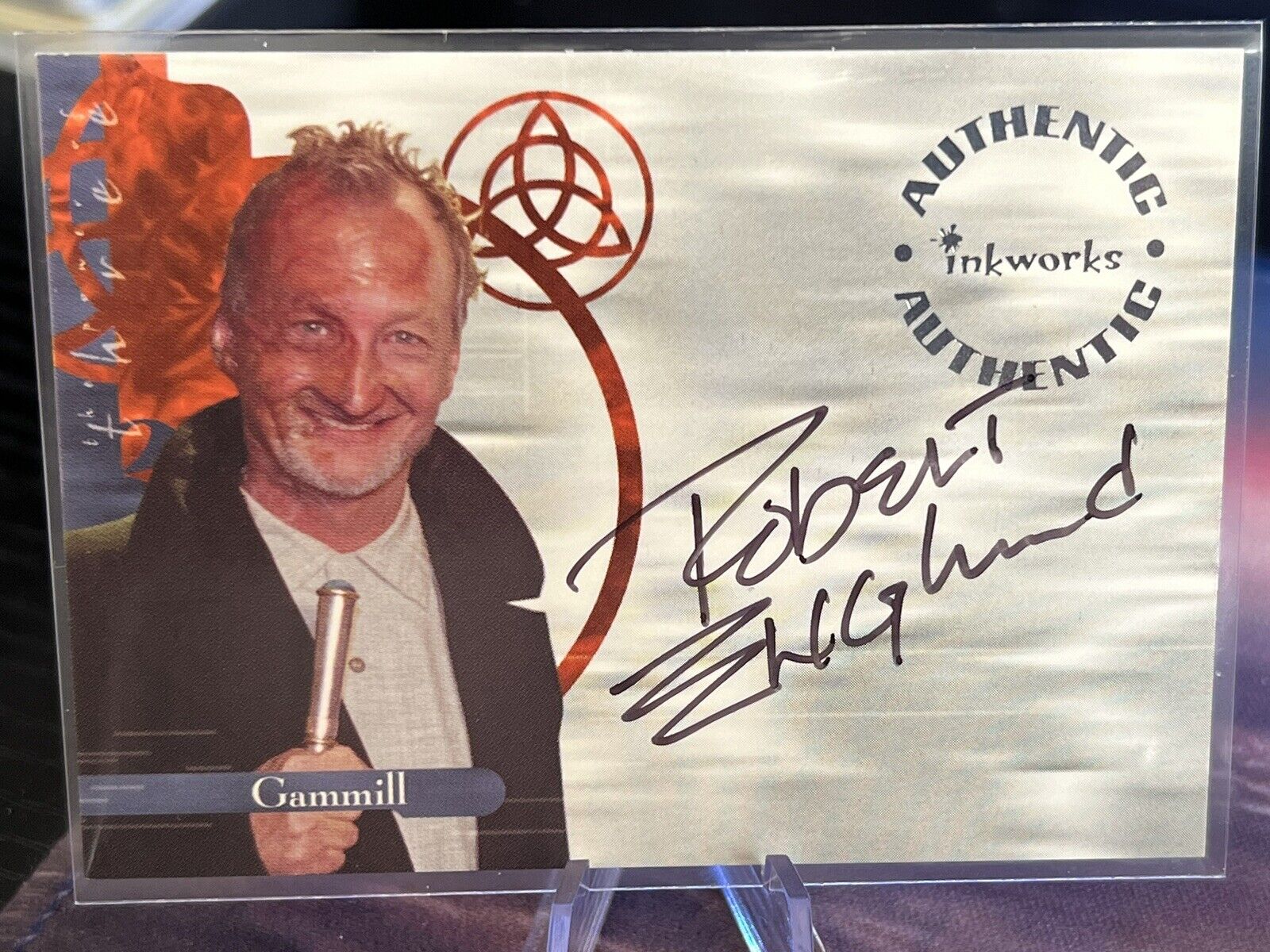 CHARMED  ROBERT ENGLUND as Gammill Autographed card# A10 Inkworks
