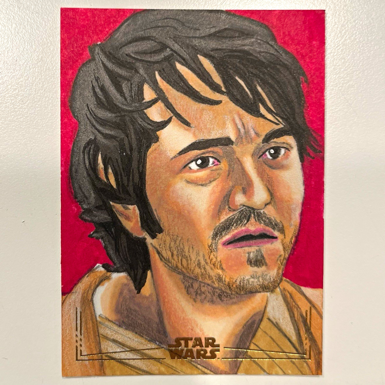 2025 Topps Chrome Star Wars ANDOR Gold Foil Sketch Card 1/1 Jason Christner 2025 Topps Chrome Star Wars ANDOR Gold Foil Sketch Card 1/1 Jason Christner