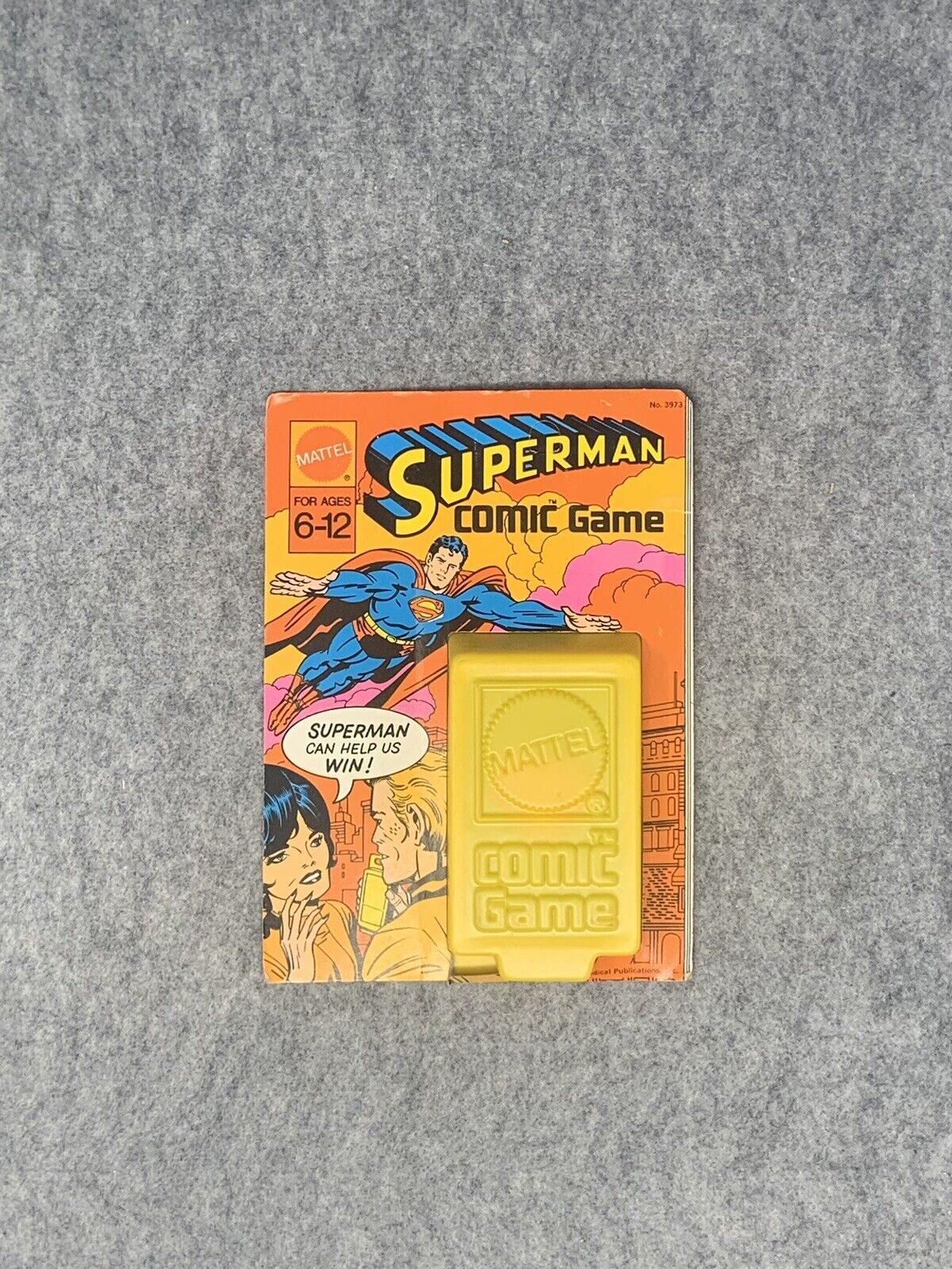 *RARE* FACTORY SEALED 1971 MATTEL DC COMICS SUPERMAN COMIC CARD GAME JACK KIRBY