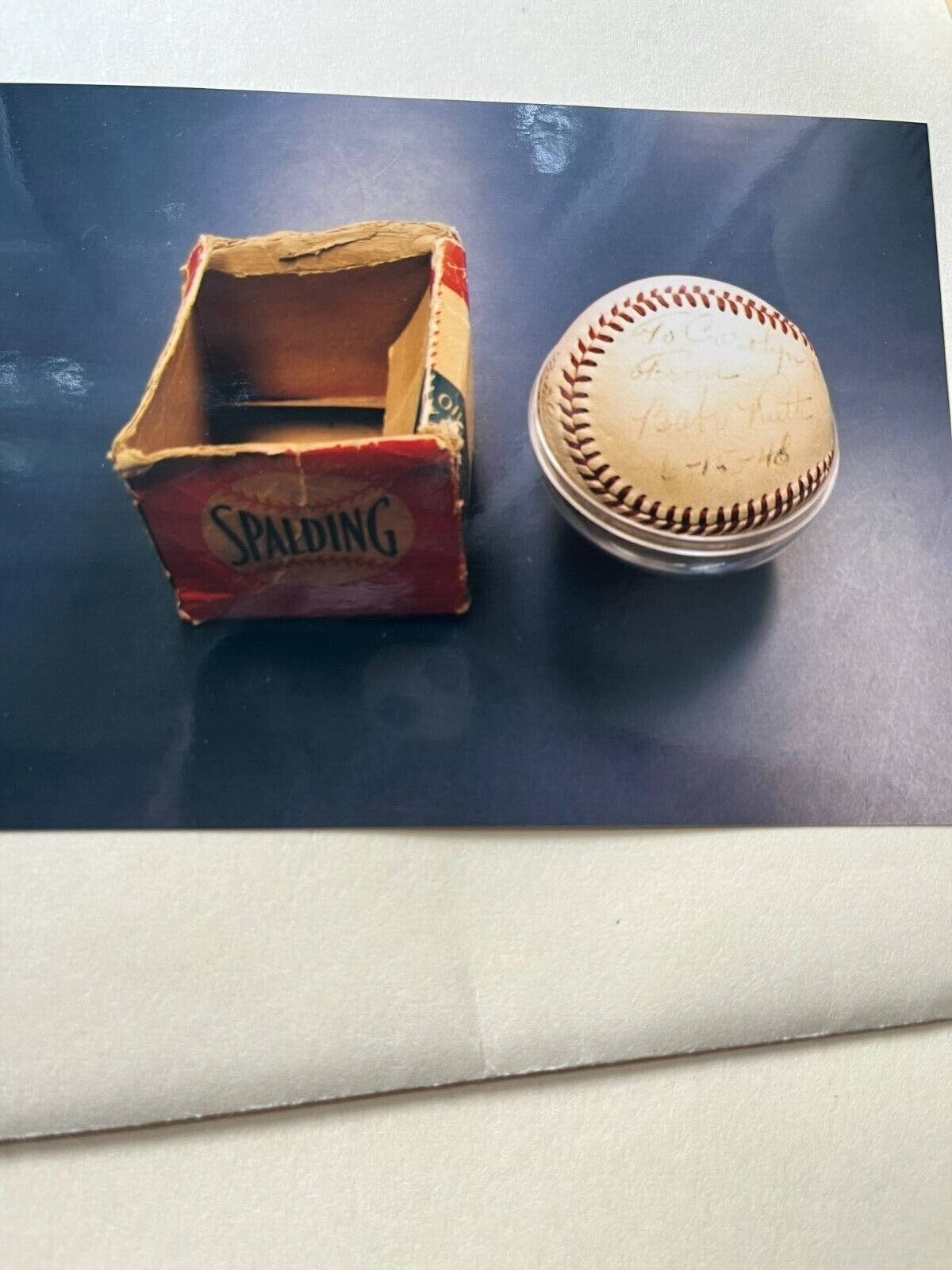 Babe Ruth Single Signed Baseball Autograph Auto - Certified PSA and BAS LOA COA