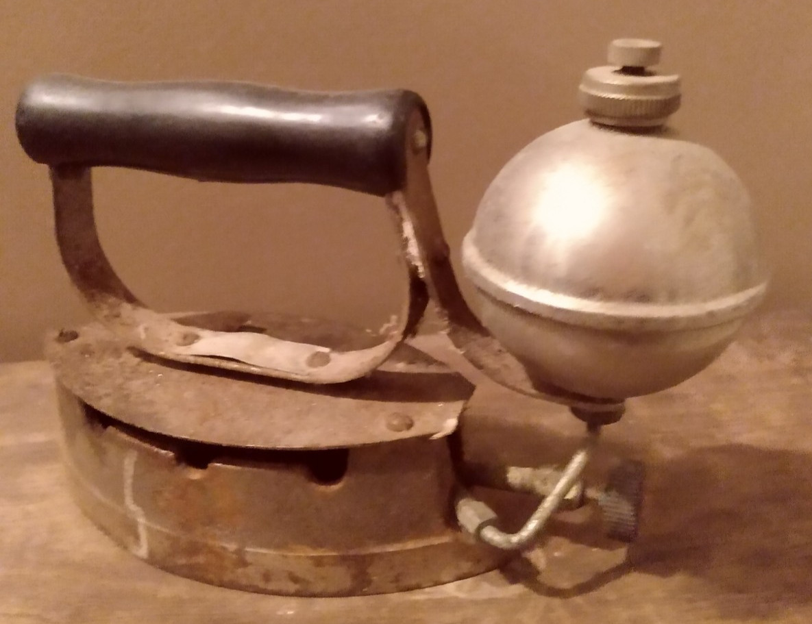 Vintage Gas Clothes Iron Lots of Age Patina Vintage Gas Clothes Iron Lots of Age Patina