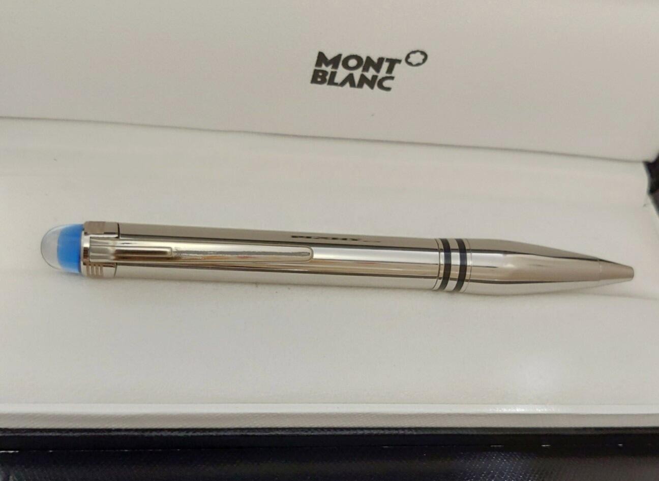 Montblanc StarWalker Series Silver Metal Ballpoint Pen Gift Set Montblanc StarWalker Series Silver Metal Ballpoint Pen Gift Set