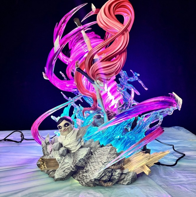 Sakura Studio Dandadan Shiratori Aira Model Pre-order H41cm Painted New Led Sakura Studio Dandadan Shiratori Aira Model Pre-order H41cm Painted New Led