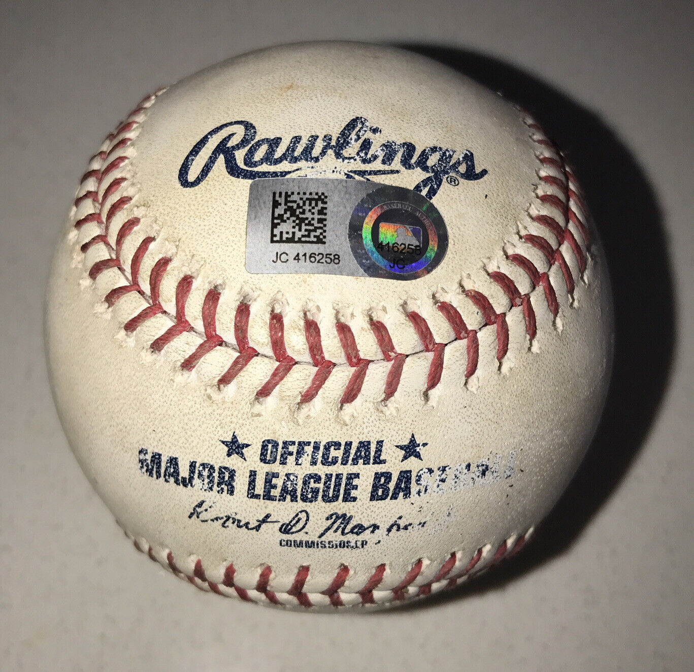 6/29/19 TWINS WHITE SOX CASTRO GAME USED BASEBALL HIT SINGLE MLB DEBUT POPPEN