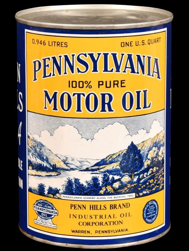 Penn Hills PA Motor Oil DIECUT NEW 28\ Penn Hills PA Motor Oil DIECUT NEW 28\