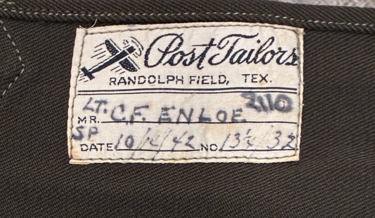 WW2 Named USAFF 1st Air Commandos Shirt & Wembley Nor-East Tie Lt. Dr. C.F Enloe WW2 Named USAFF 1st Air Commandos Shirt & Wembley Nor-East Tie Lt. Dr. C.F Enloe