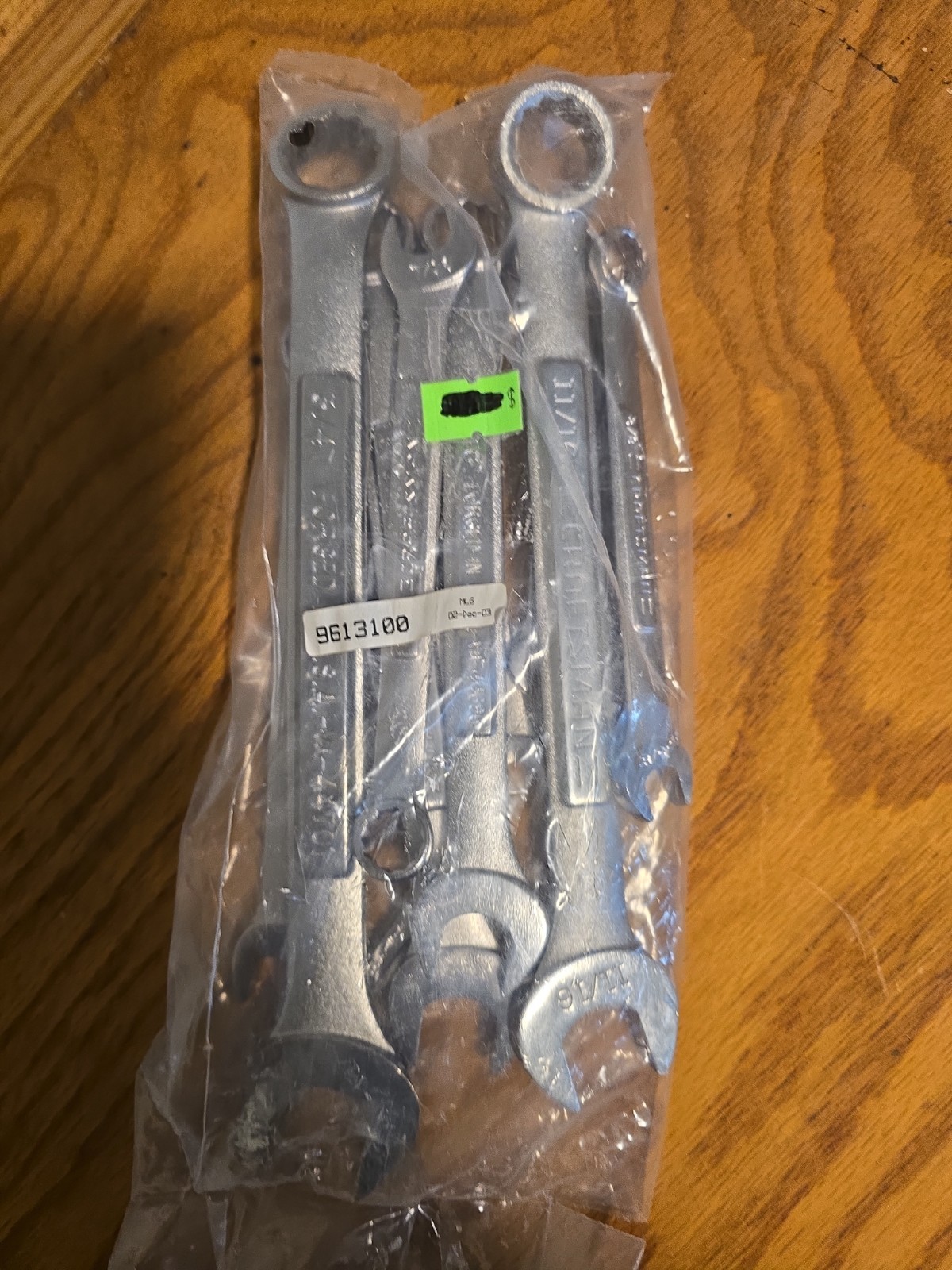 Craftsman SAE wrench set made in usa open bag missing 4, 9 Pcs Craftsman SAE wrench set made in usa open bag missing 4, 9 Pcs