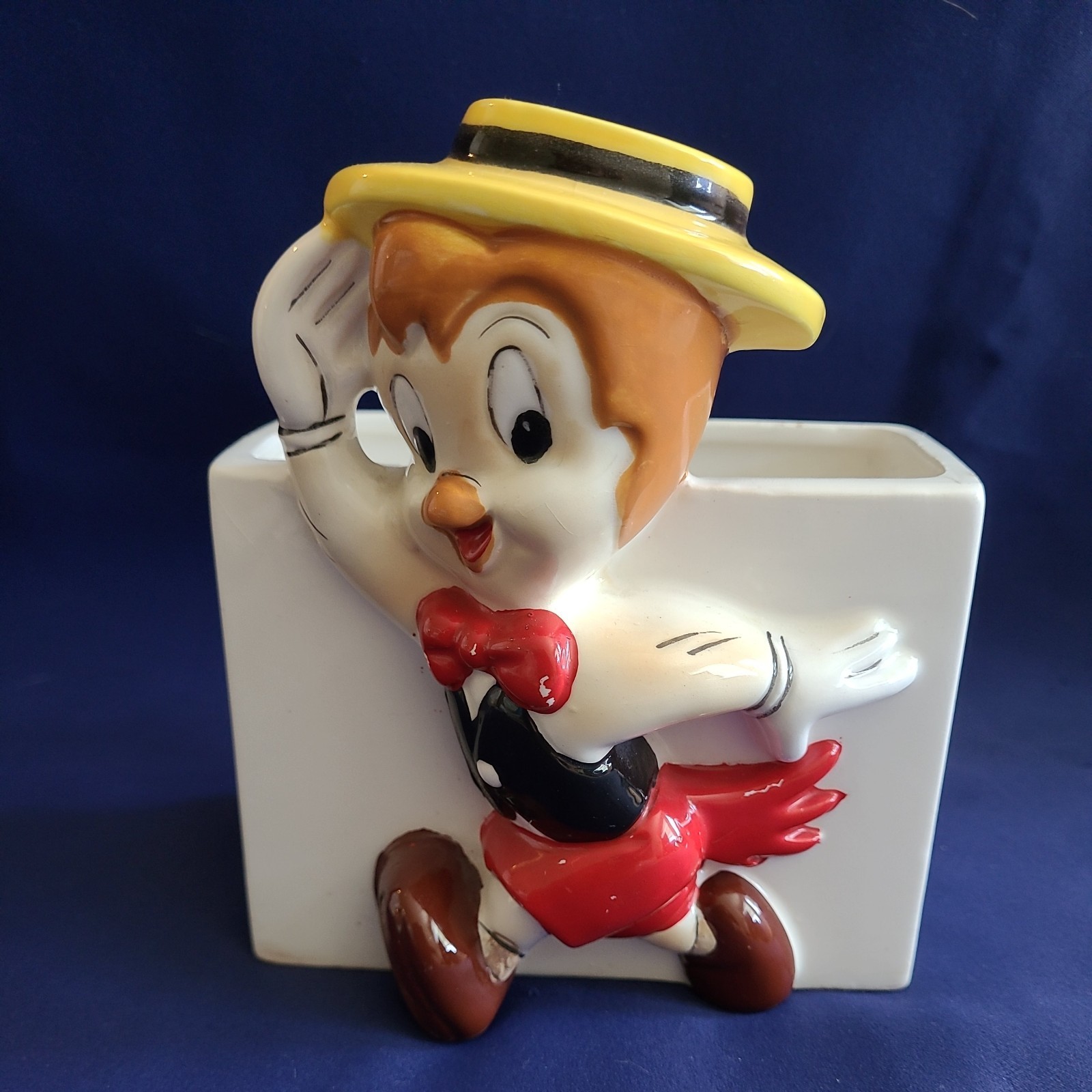 Walter Lantz Homer Pigeon ceramic planter Napco 1958 Walter Lantz Homer Pigeon ceramic planter Napco 1958