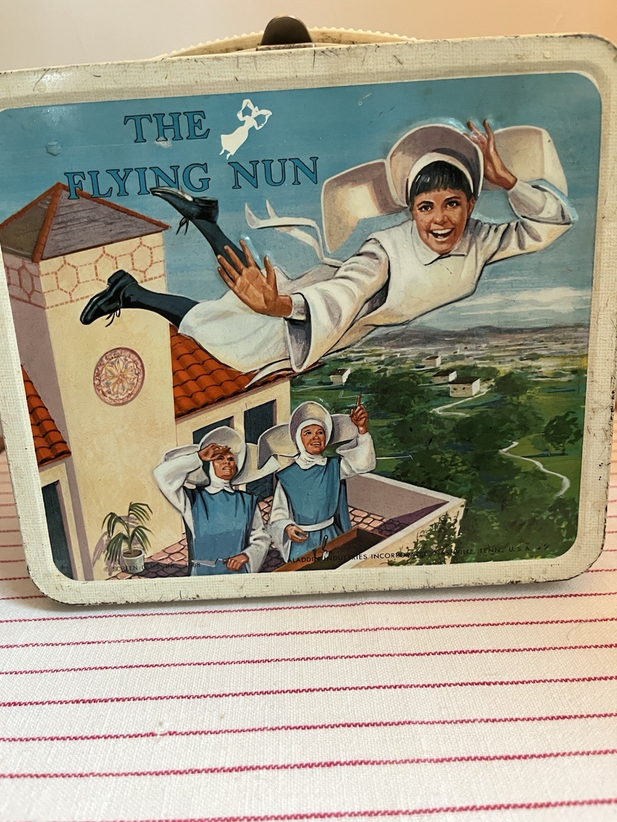 Vintage 1960’s Flying Nun Metal Lunchbox Original Owner Vintage 1960’s Flying Nun Metal Lunchbox Original Owner