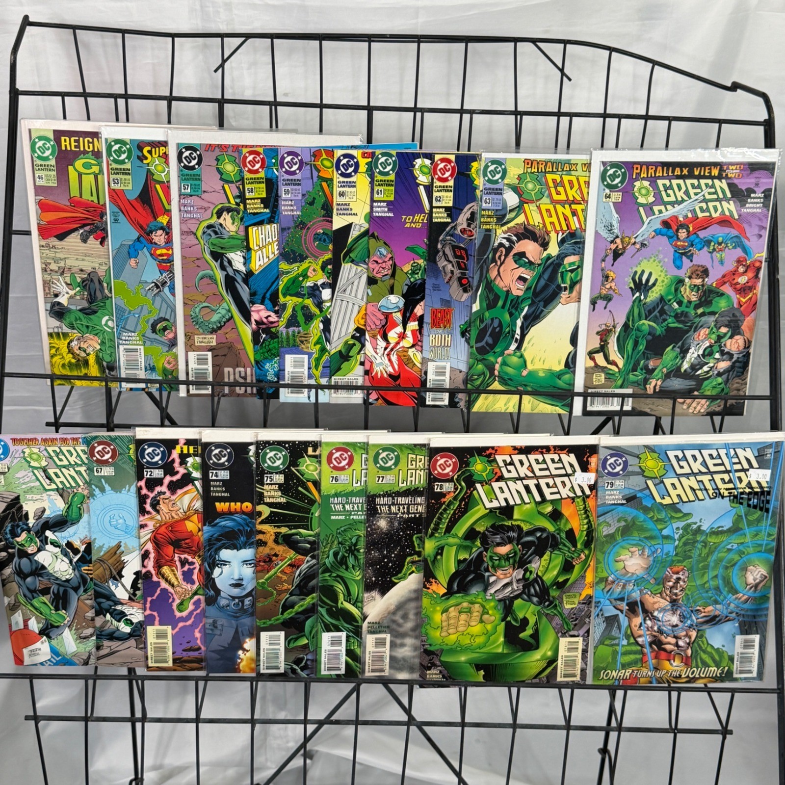 DC Green Lantern 46 53 57-64 66-67 72 74-79 lot Ron Marz Kyle Rayner Paralax