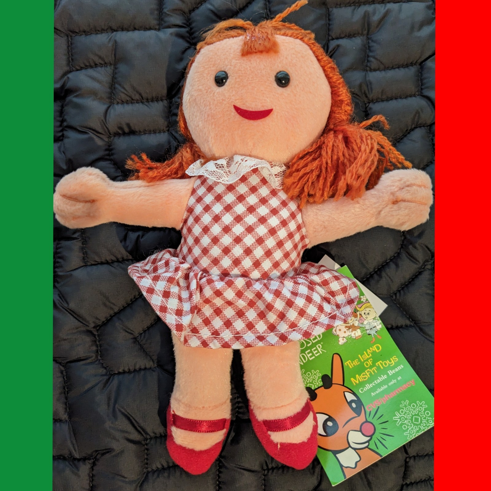 🎄❄️ Rudolph the Red-Nosed Reindeer Misfit Doll Plush • 1998 CVS Stuffins NWT 🎄