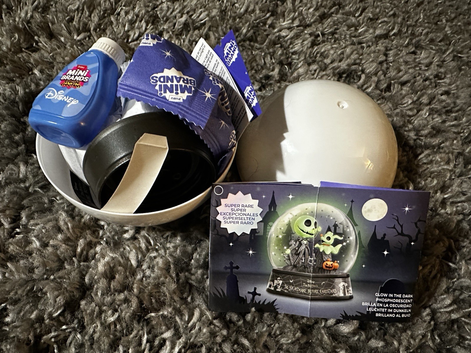 ZURU Mini Brands Create Disney Snow Globes The Nightmare Before Christmas Rare
