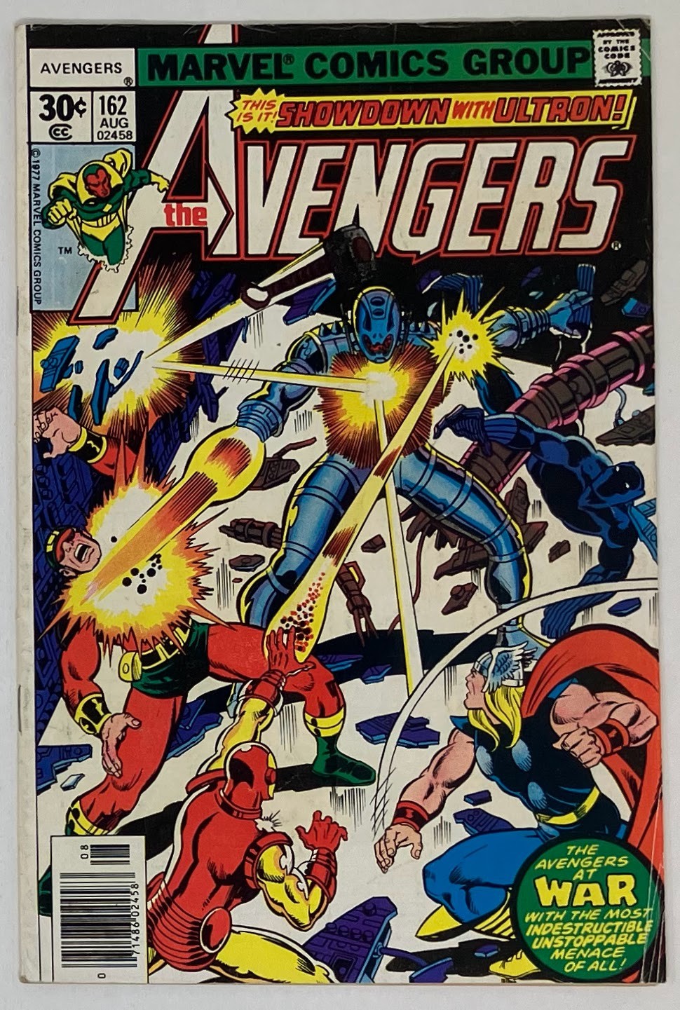 AVENGERS #162 (1977) | 1st JOCASTA Bride of Ultron | George Perez | VisionQuest AVENGERS #162 (1977) | 1st JOCASTA Bride of Ultron | George Perez | VisionQuest