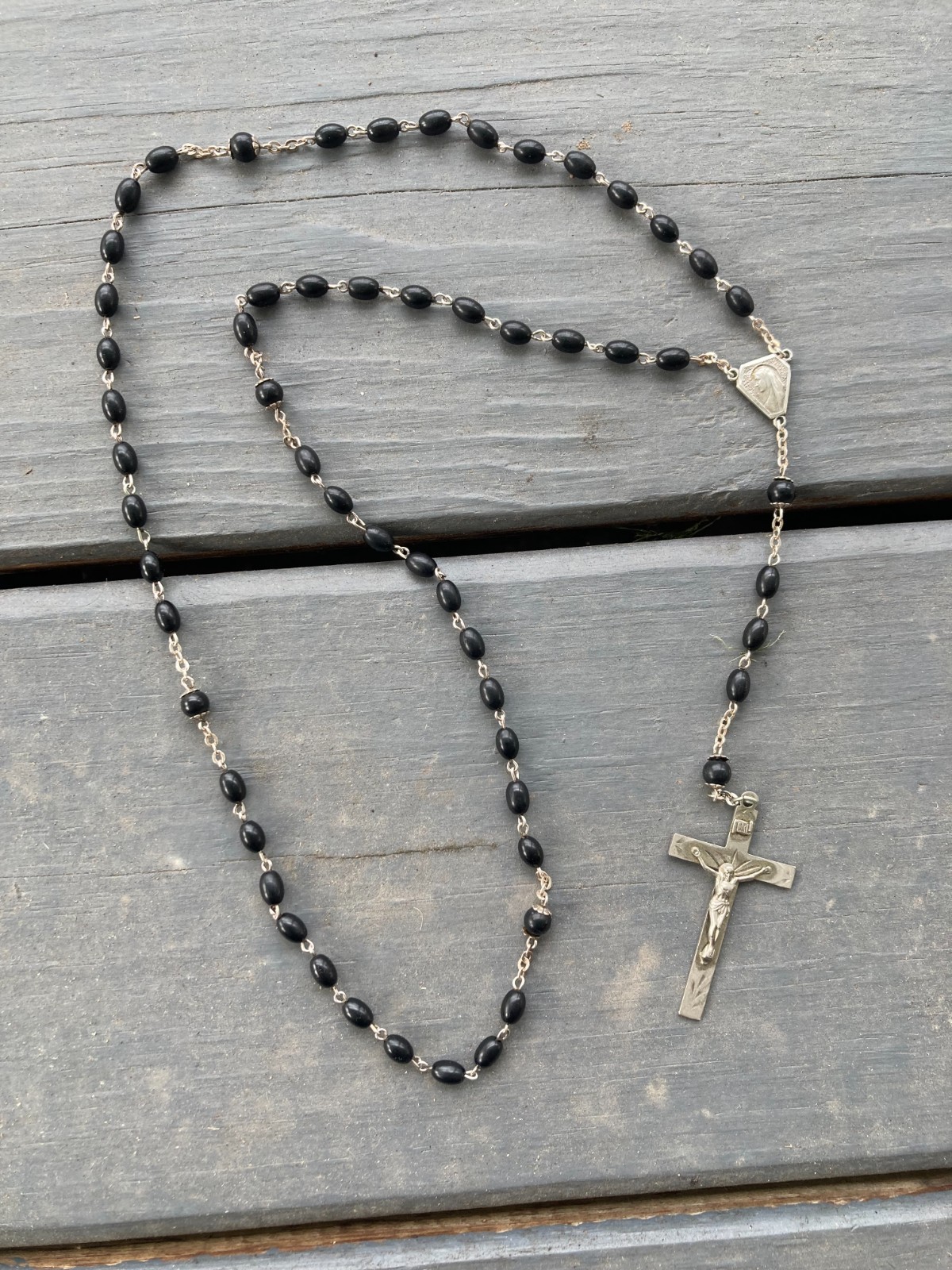 Rare vintage Sterling Silver rosary beads Rare vintage Sterling Silver rosary beads