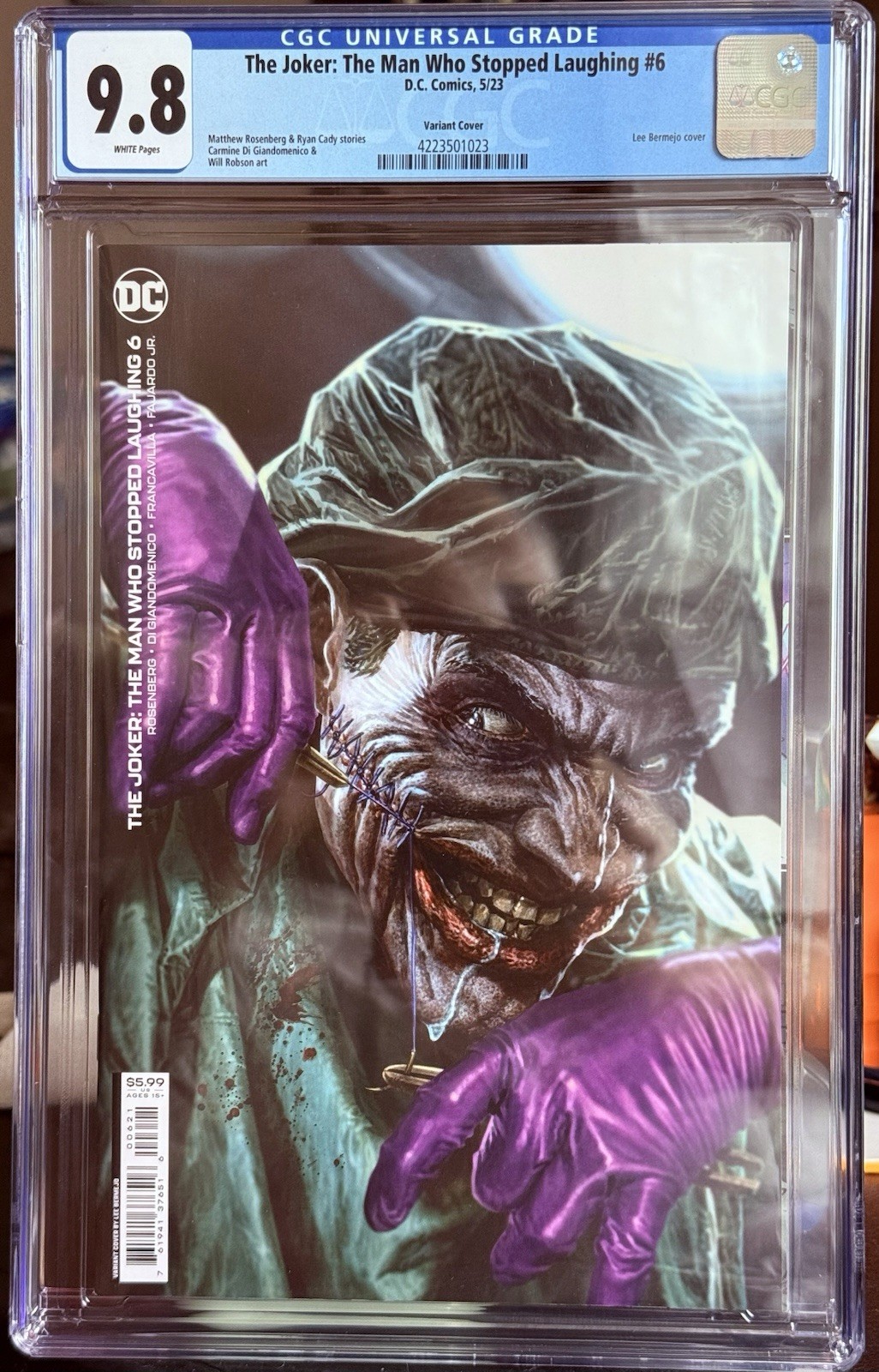 The Joker: The Man Who Stopped Laughing #6, CGC 9.8, D.C. Comics (2023) The Joker: The Man Who Stopped Laughing #6, CGC 9.8, D.C. Comics (2023)