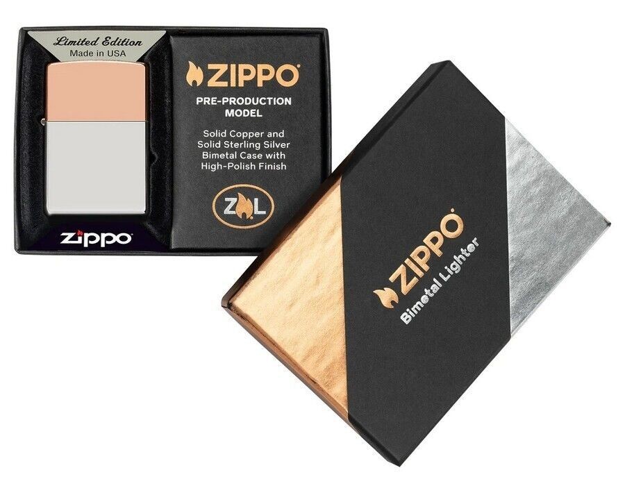 Zippo Bimetal Limited Edition Lighter New Unused Zippo Bimetal Limited Edition Lighter New Unused