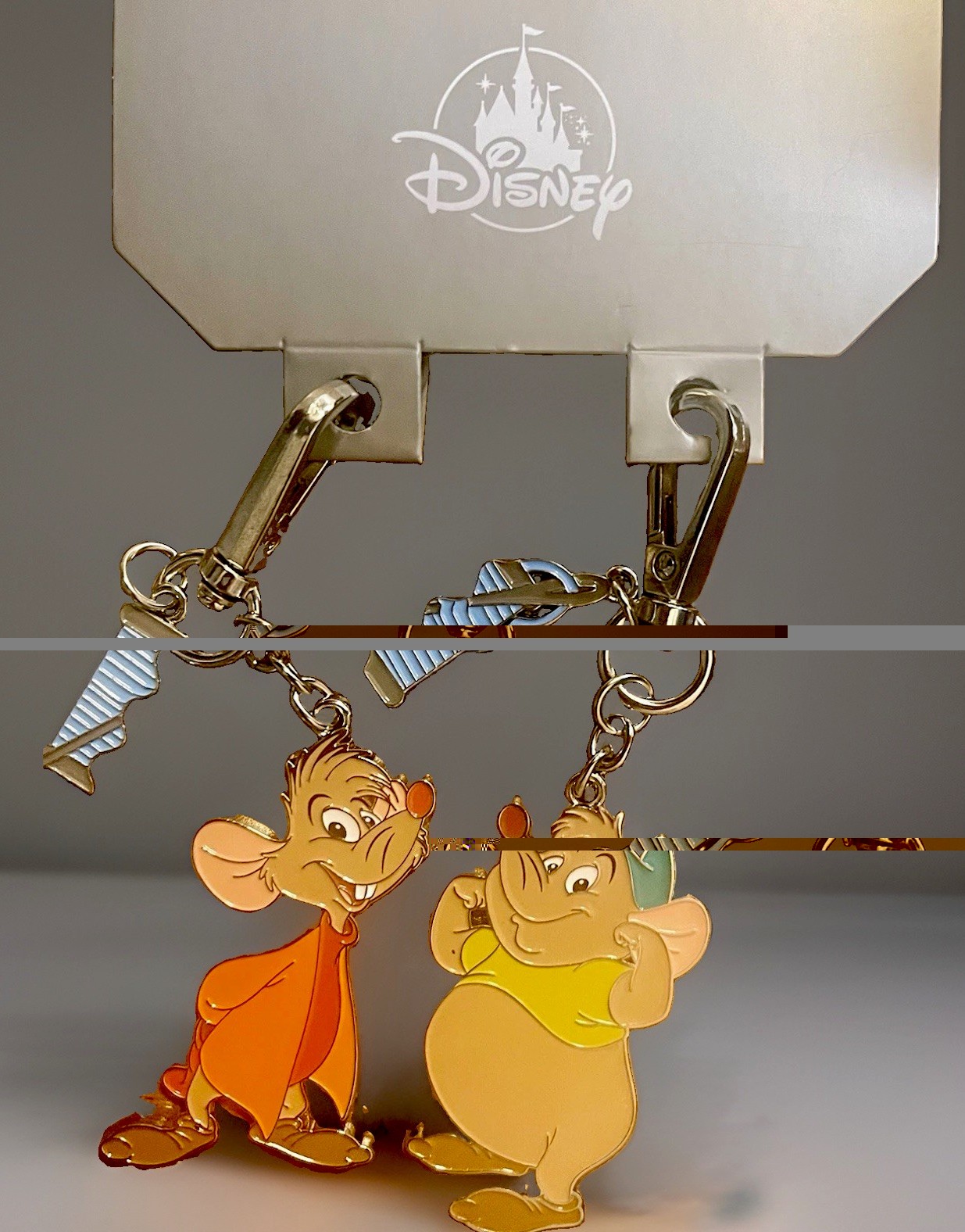 Disney Cinderella Gus & Jaq Keychain Keyring Set of 2 Character Keychains NWT Disney Cinderella Gus & Jaq Keychain Keyring Set of 2 Character Keychains NWT