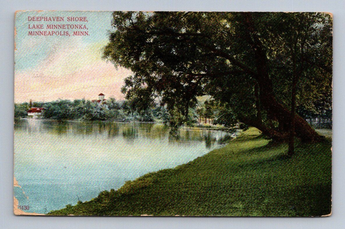 Grange Antique Minnesota Postcard MINNEAPOLIS Lake Minnetonka Deephaven 1913 Grange Antique Minnesota Postcard MINNEAPOLIS Lake Minnetonka Deephaven 1913