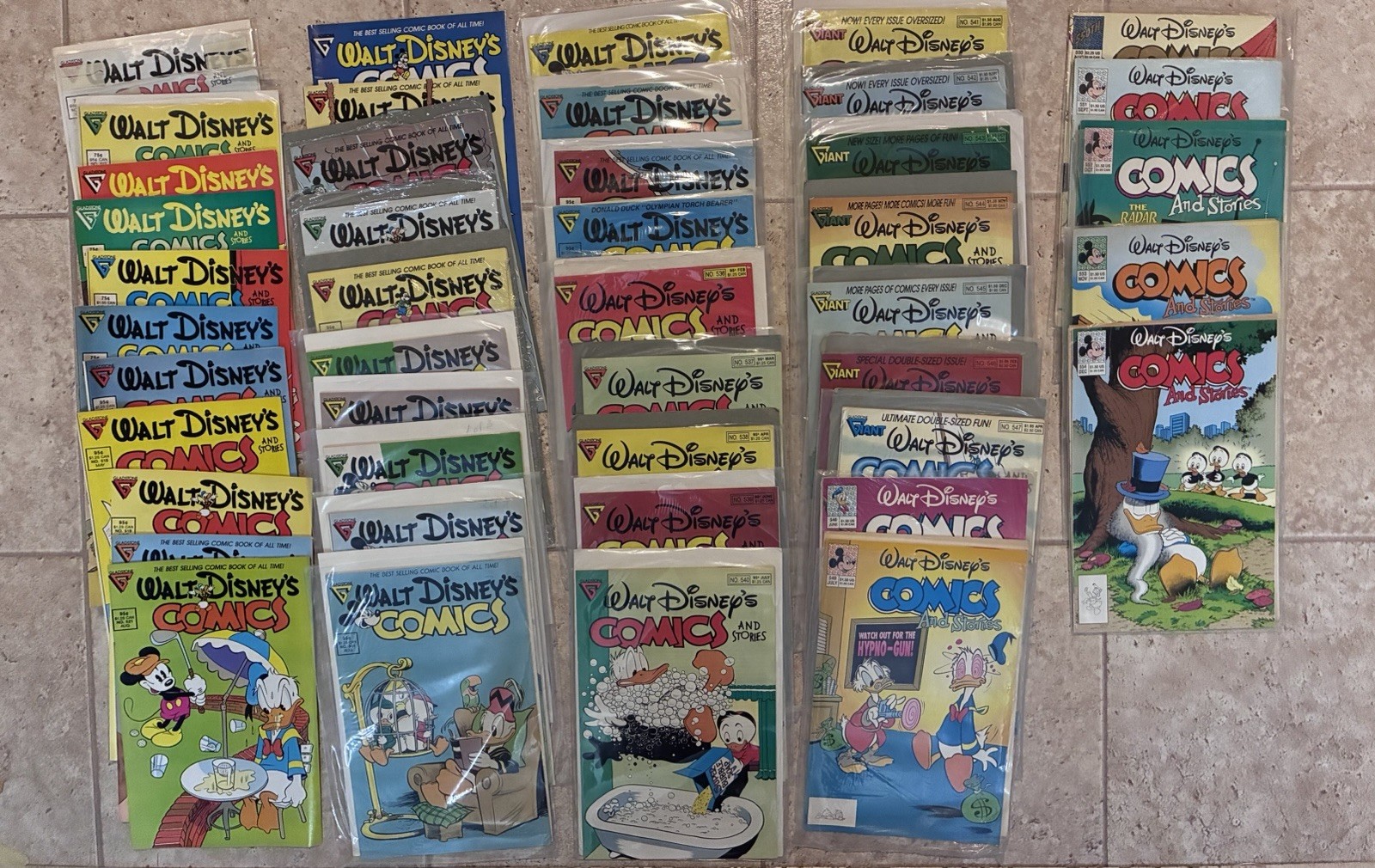 Lot 43 Gladstone Disney Comics & Stories 511-554