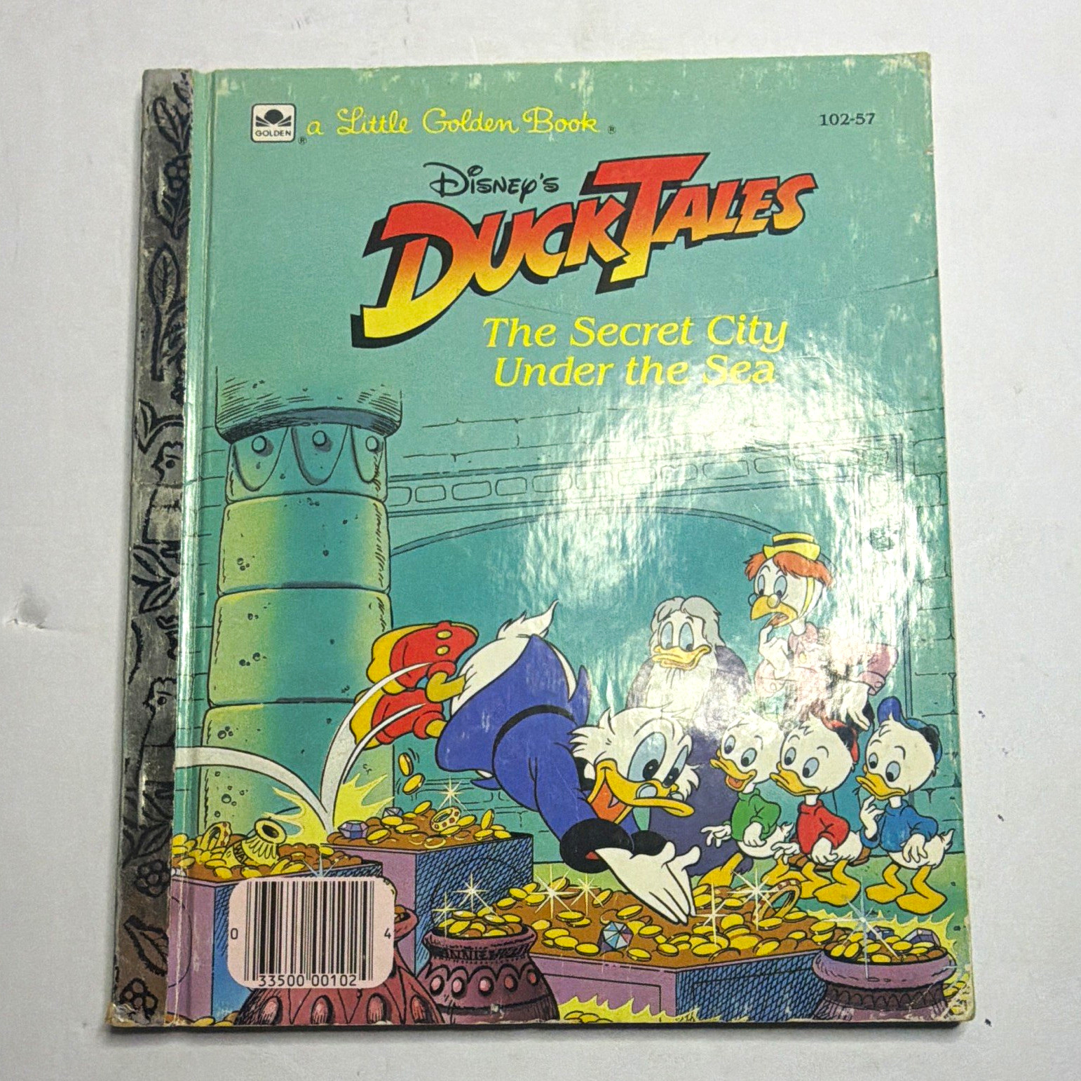 Vintage 1988 Disney\'s DuckTales: The Secret City Under the Sea Little Golden