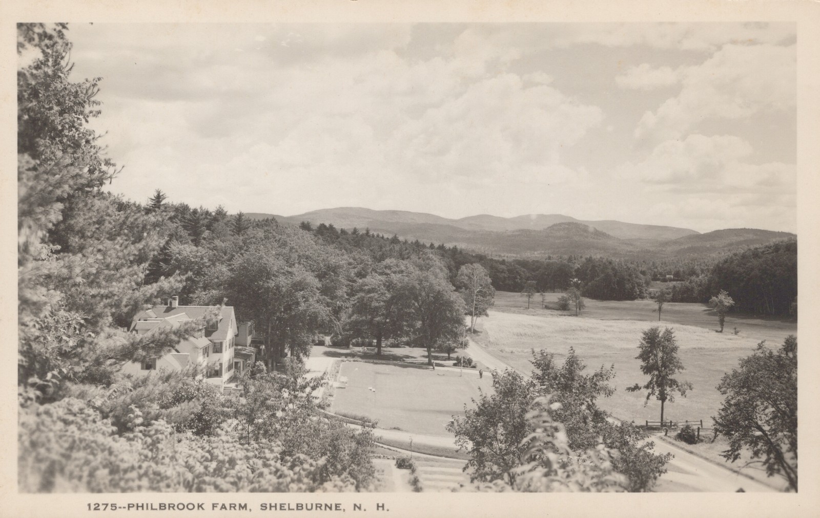 Philbrook Farm Shelburne NH RPPC Real Photo White Mountains Shorey Studio