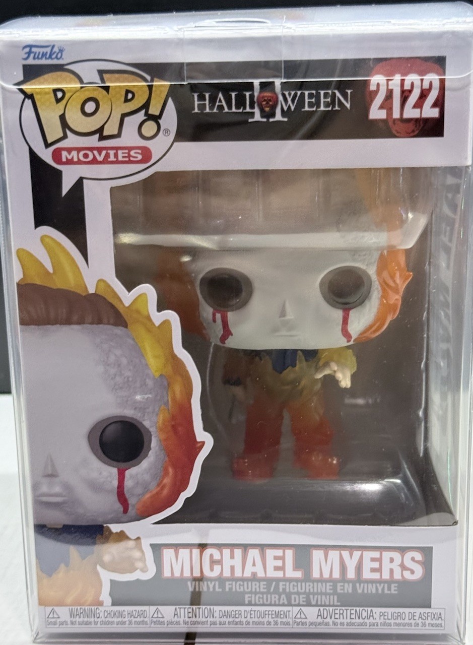 Funko Pop Halloween II Michael Myers (Fire)  2122  On Hand (w/Protector) NEW