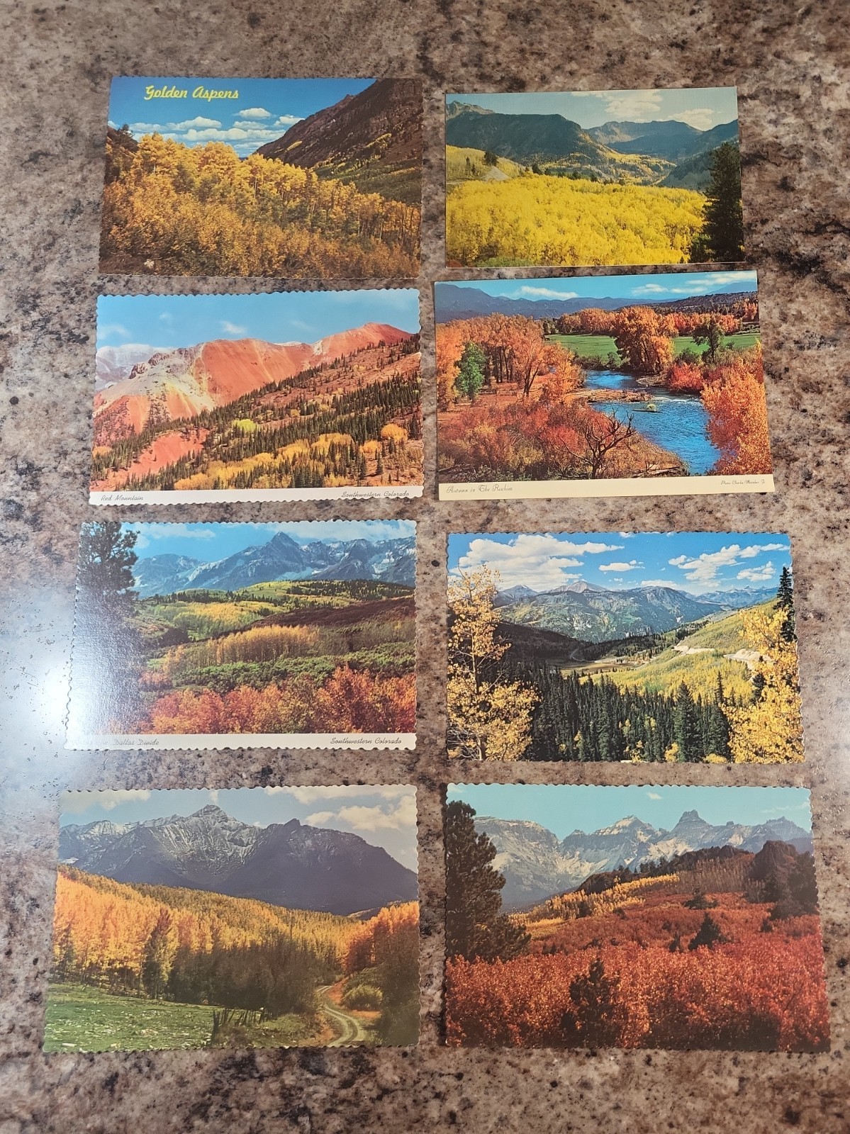 Lot Of 8 Colorado Fall Postcards Autumn Changing Foliage Unused Vintage Lot Of 8 Colorado Fall Postcards Autumn Changing Foliage Unused Vintage