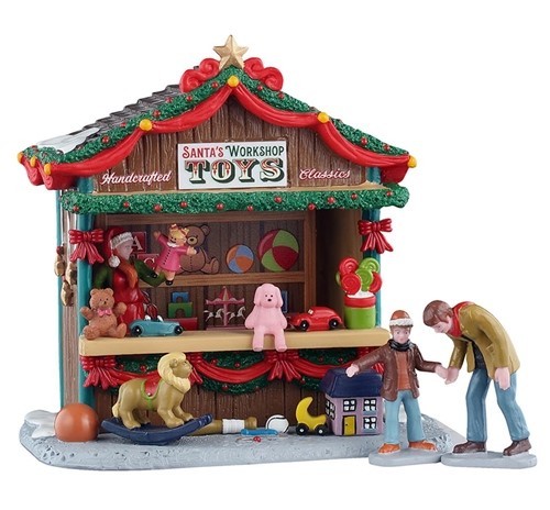 Lemax Santa\'s Workshop Toys #53737 set of 3 BRAND NEW 