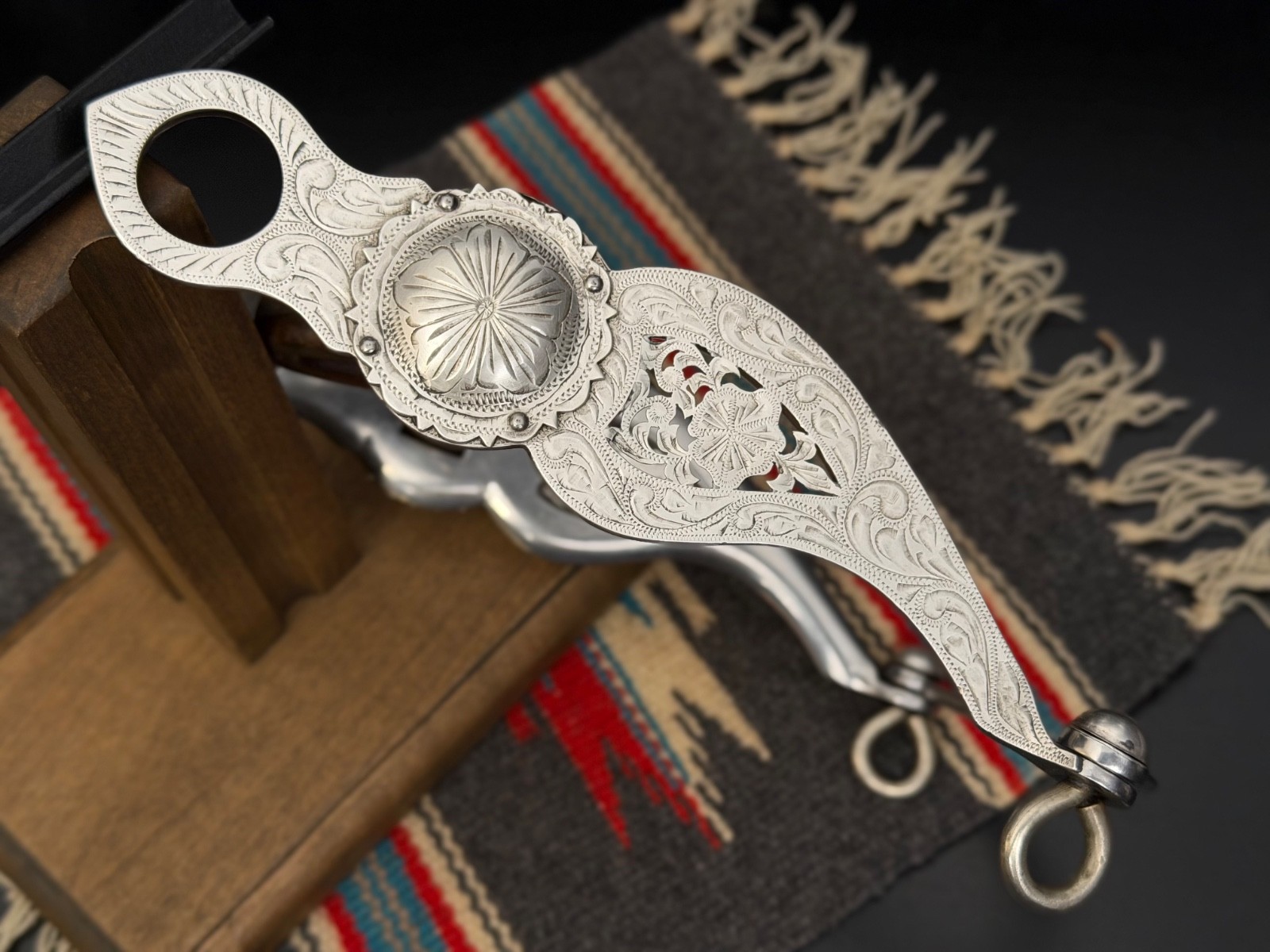 BEAUTIFUL Vintage “VOGT” Santa Barbra Silver Overlaid Filigree Bit BEAUTIFUL Vintage “VOGT” Santa Barbra Silver Overlaid Filigree Bit