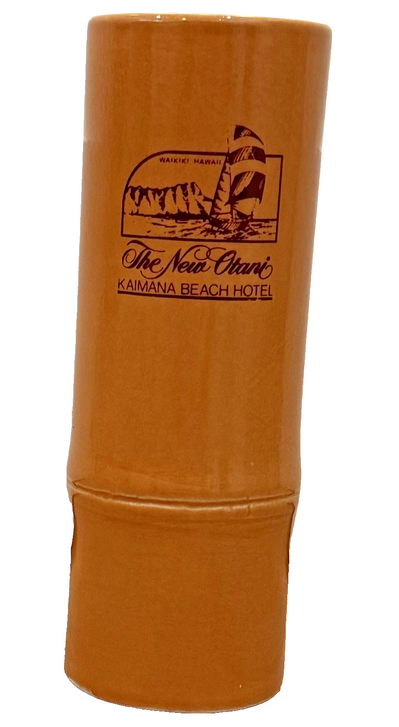 Vintage Tiki Mug - The New Otani Hotel Kaimana Beach -By Daga-Bamboo Reed Design Vintage Tiki Mug - The New Otani Hotel Kaimana Beach -By Daga-Bamboo Reed Design