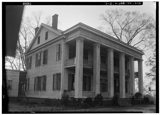Photo:Selma Alabama Doctor Harper House 1900s Greek Revival HABS