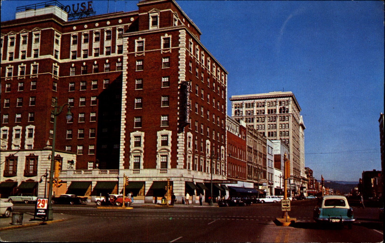 Read House Hotel~1950s cars Rambler?~Broad St downtown Chattanooga Tennessee TN Read House Hotel~1950s cars Rambler?~Broad St downtown Chattanooga Tennessee TN